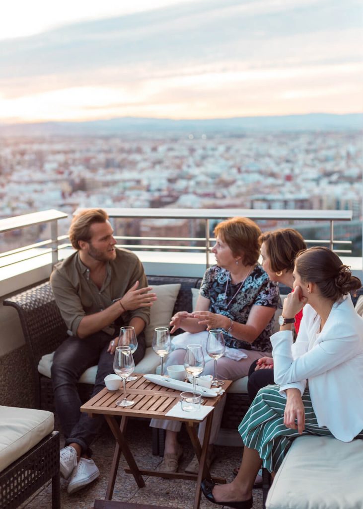 rooftop dining Valencia