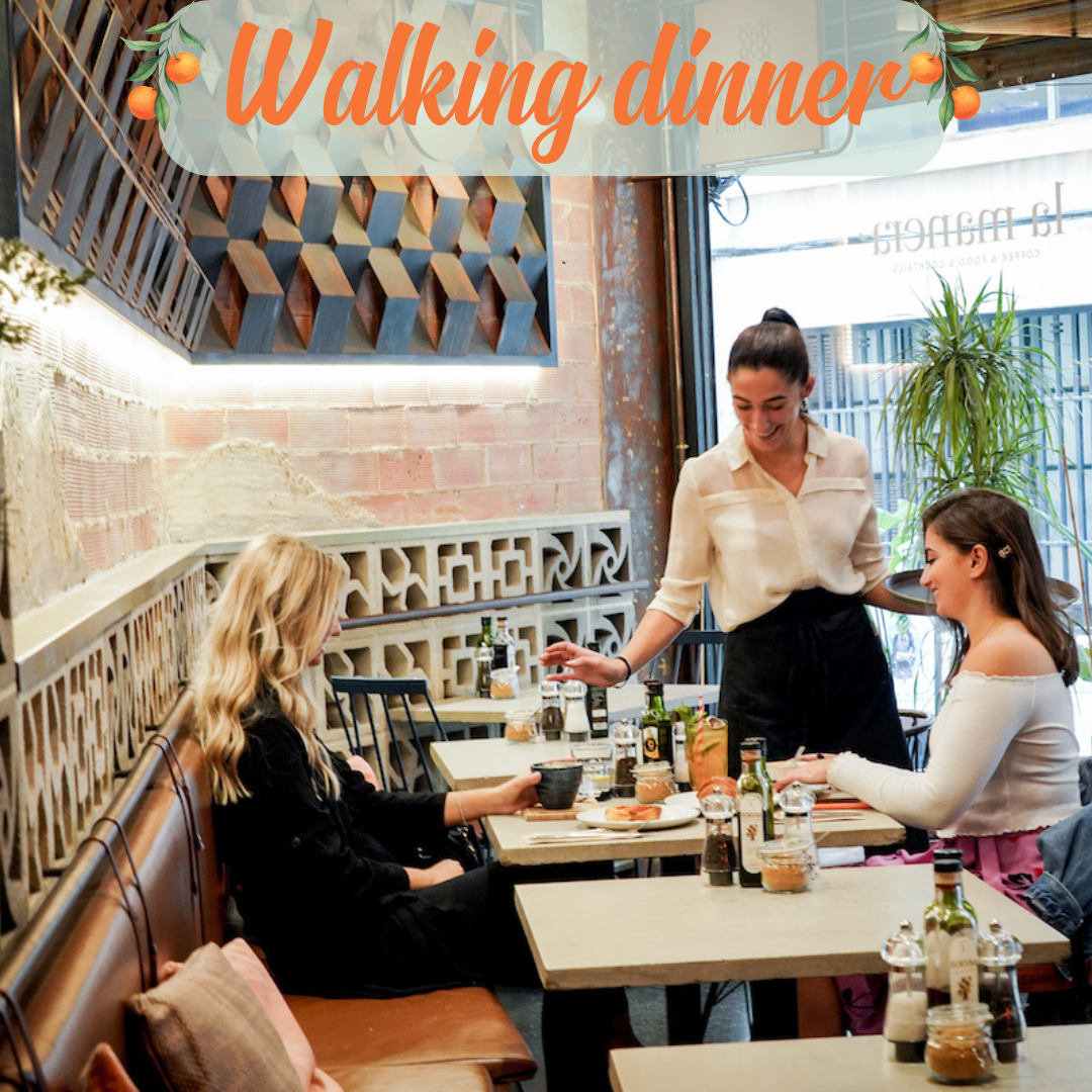 Walking dinner Valencia